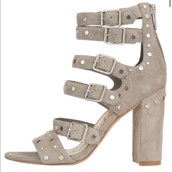 Studded block high heel - Picture 1 of 4